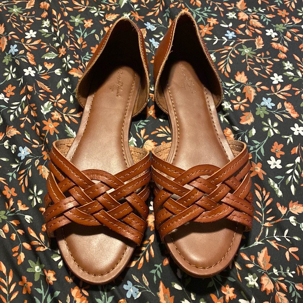 Cute brown sandals